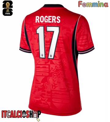 Inghilterra Morgan Rogers #17 Seconda Maglia Femmina Mondiali 2026 Manica Corta